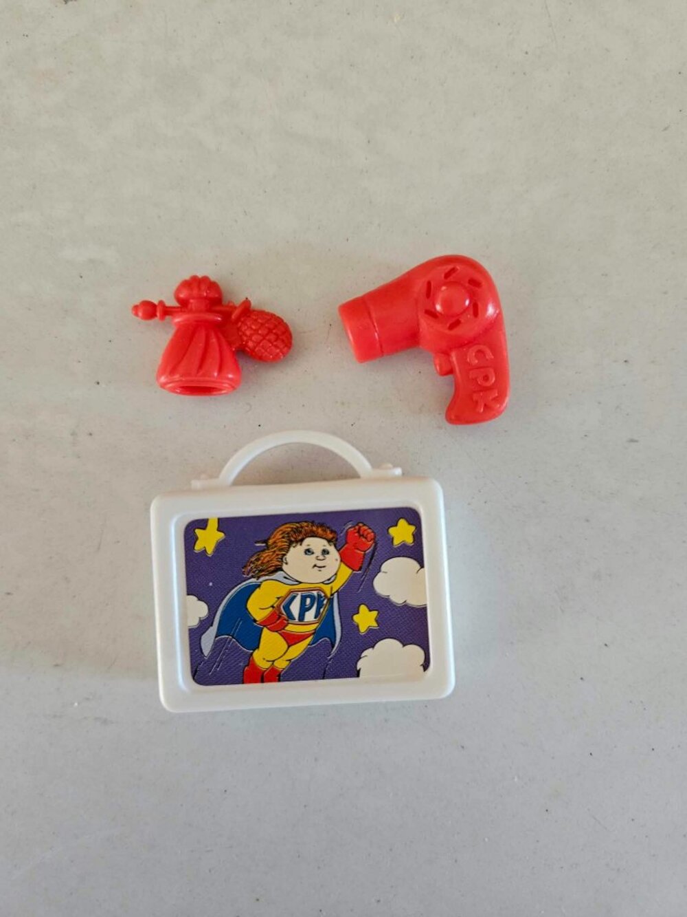 1995 Cabbage Patch Kids Mini Lunch Box and Accessories